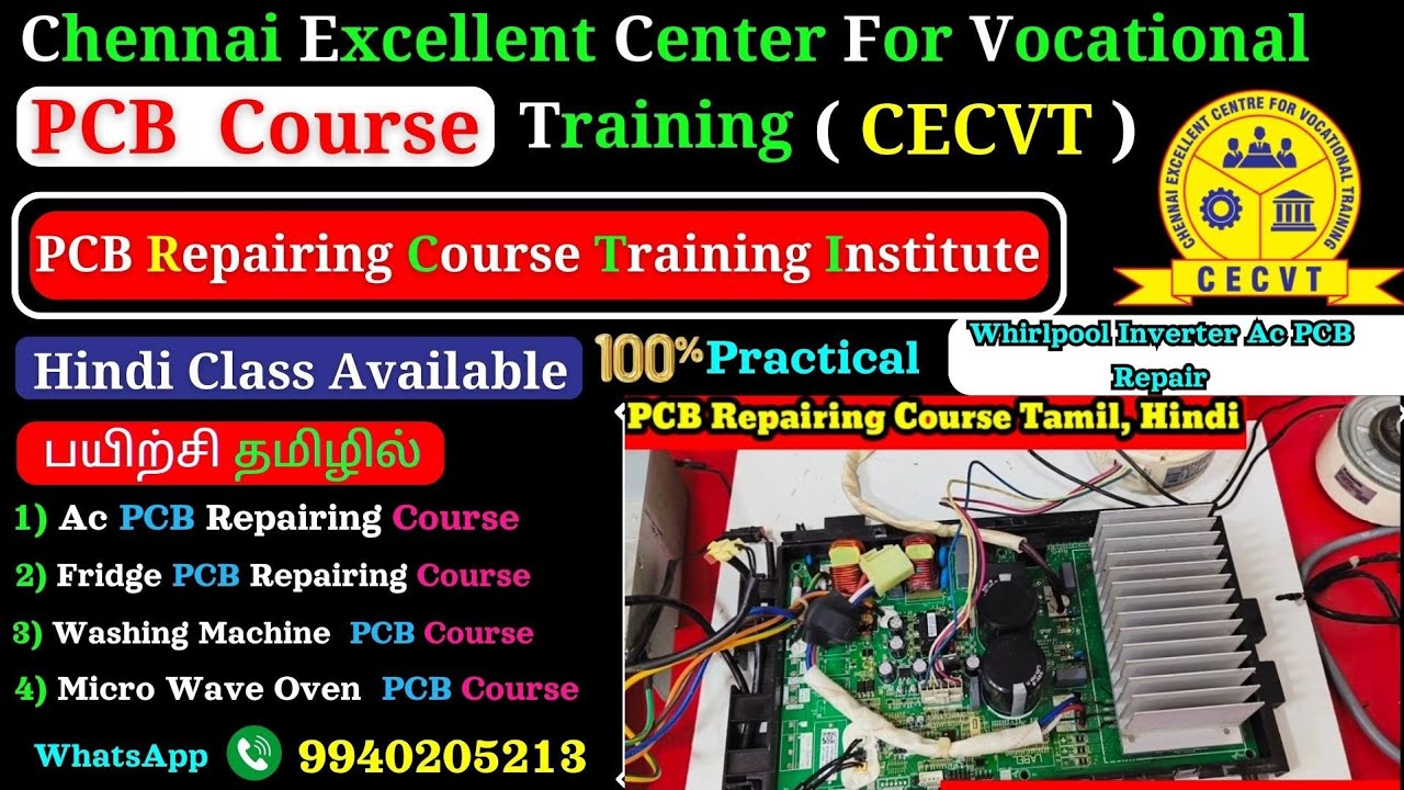 AC PCB Board Repair And Training Center | Whirlpool Inverter AC Board Repair| PCB Training All India