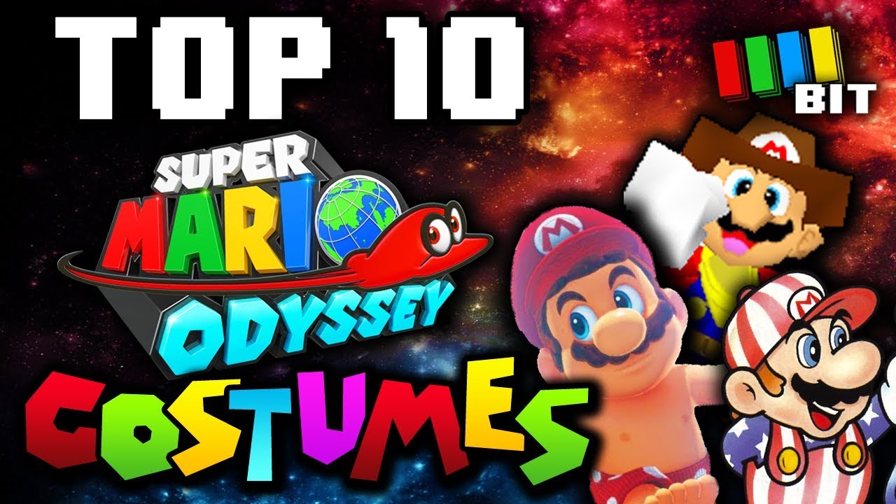 Top 10 Super Mario Odyssey COSTUMES !