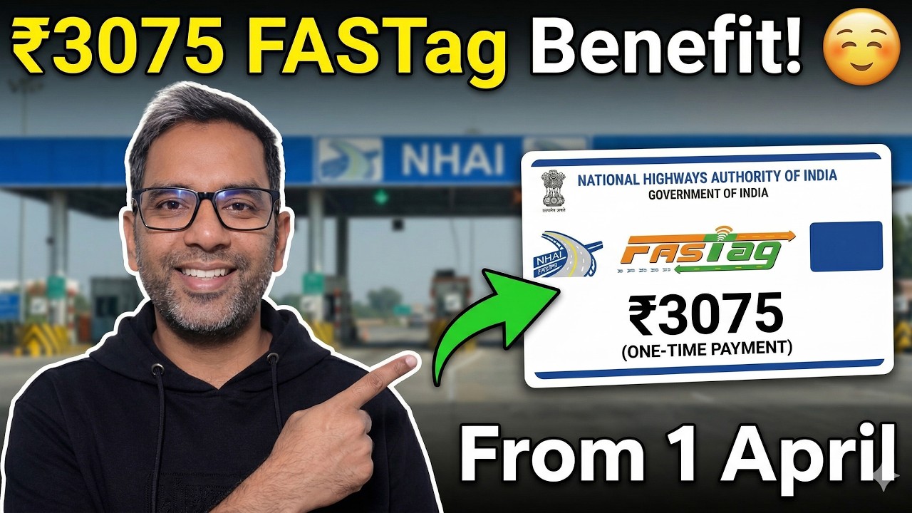 FASTag Annual Pass ₹3075 &ndash; 1 Saal Toll FREE? | 200 Crossings Rule Explained