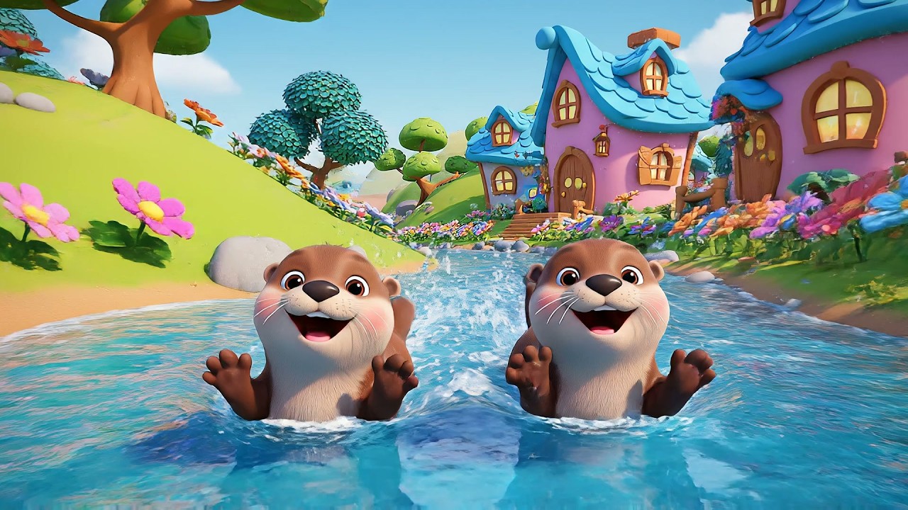 Cinco Nutrias Descaradas ¡Chapoteo, Chapot! | Canciones Infantiles de Animales