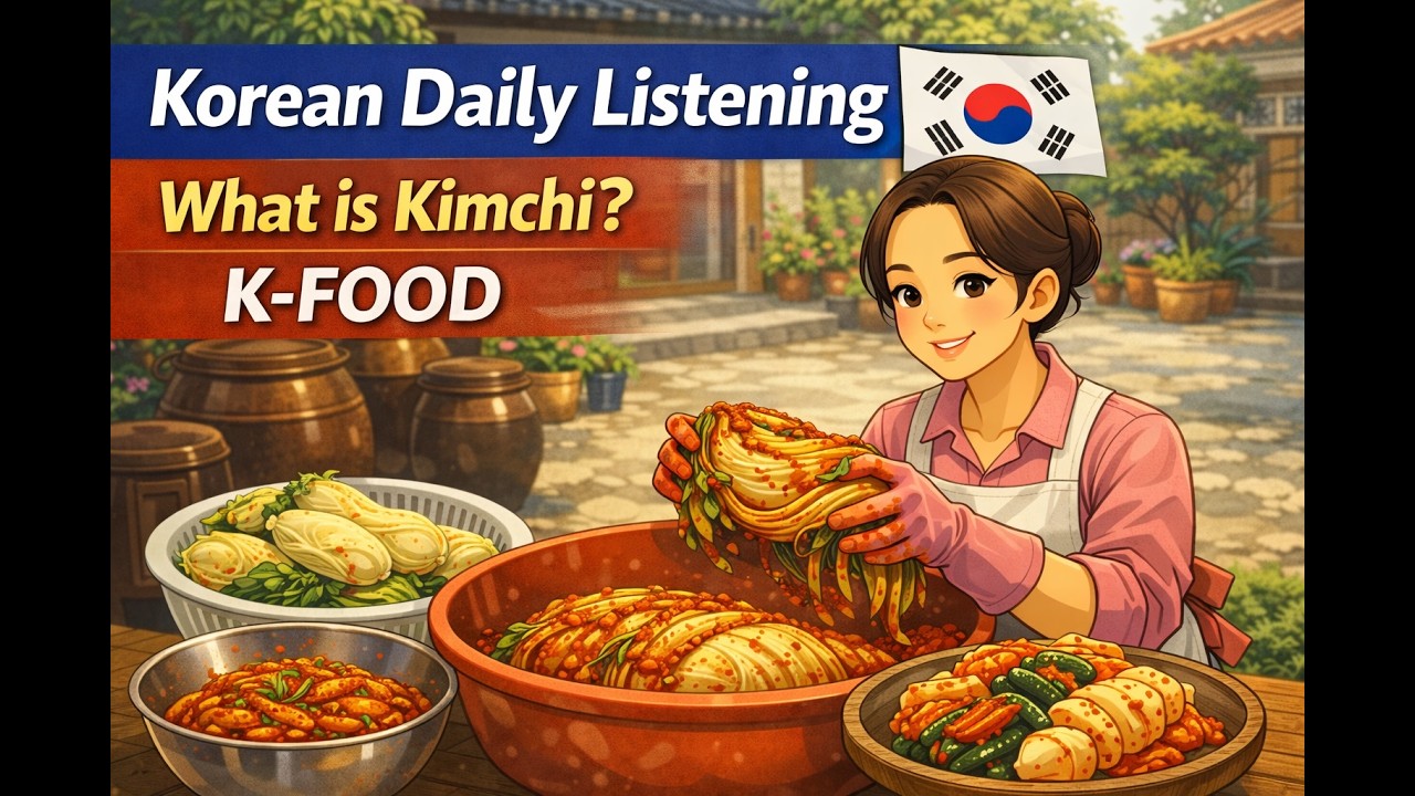 What is Kimchi? The Secret to Korea's Healthy Diet😁 #LearnKorean
