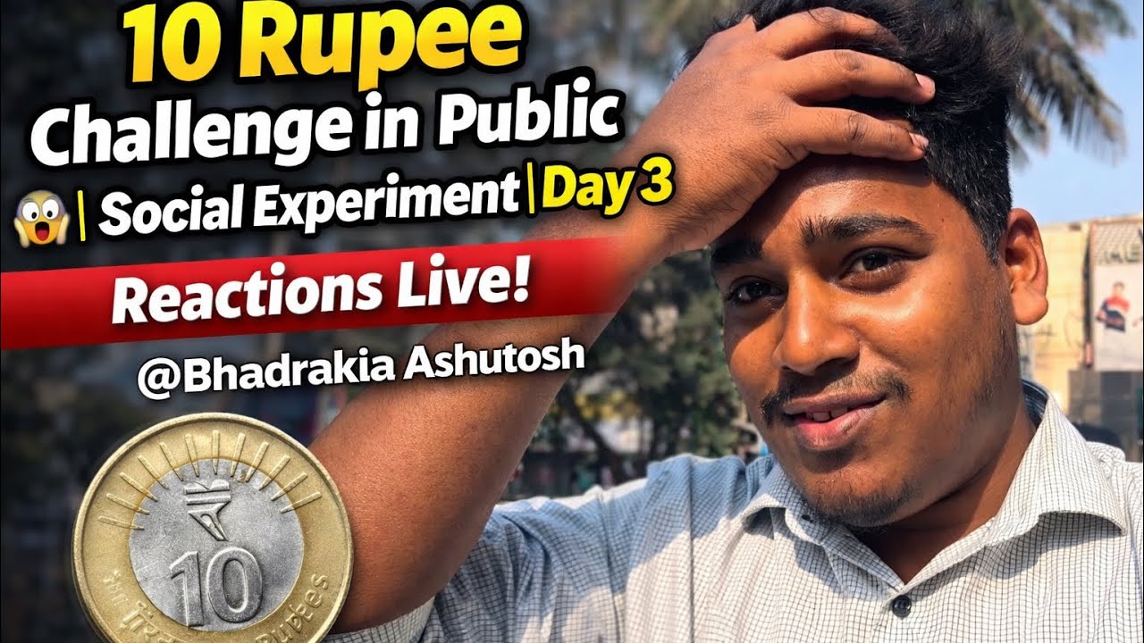 10 Rupee Challenge in Public 😲 | Social Experiment | Day 3 || @Bhadrakia Ashutosh 