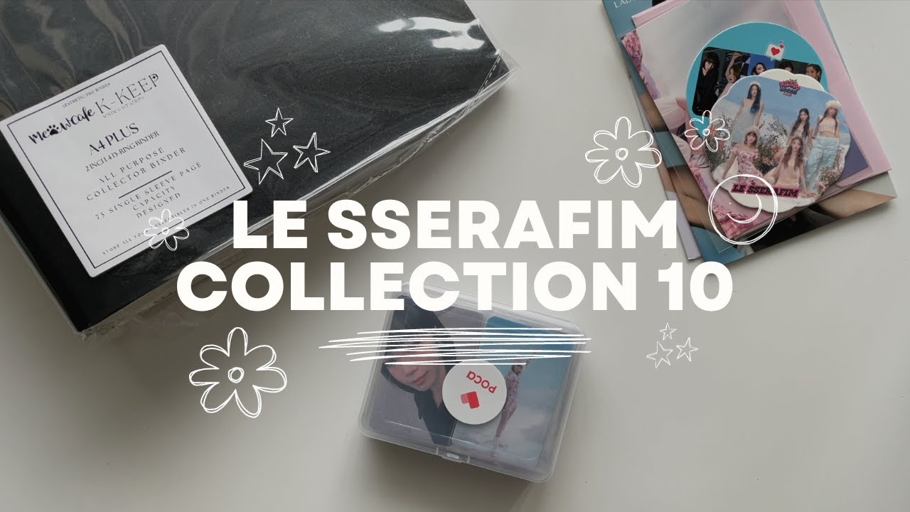 LE SSERAFIM Photocard Collection 10: Обновления и администрирование (Meowcafe)