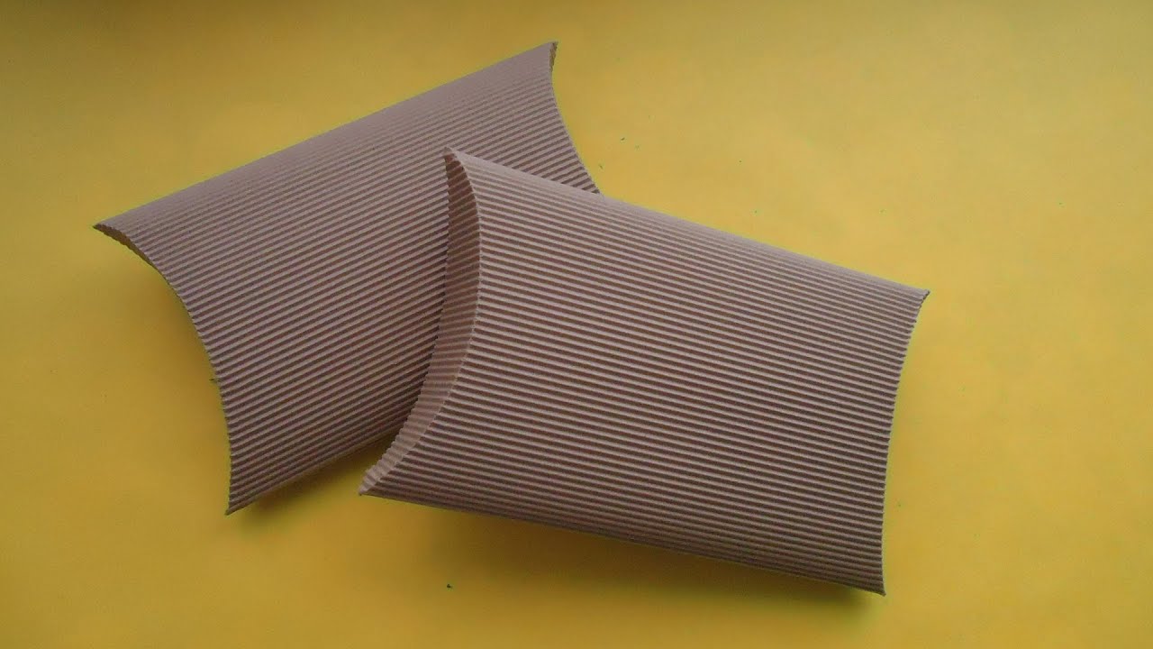 Caja ovalada de cartón corrugado | PumitaNegraArt🐾