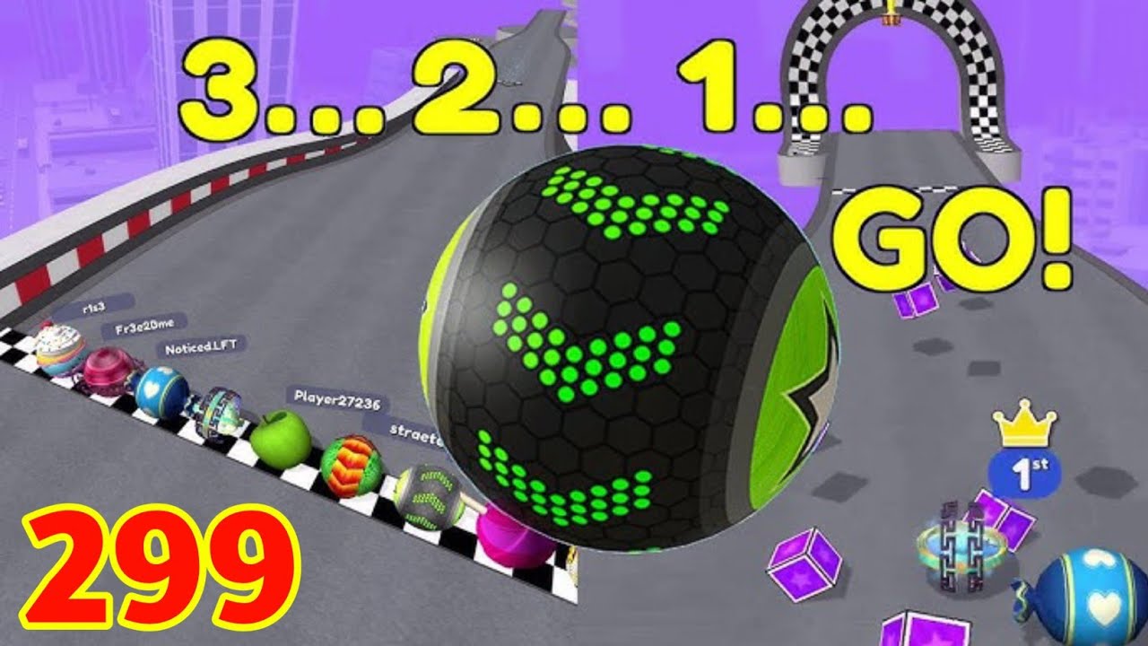 Going Balls, SpeedRun, Going Balls Portal Run Gameplay Level 299