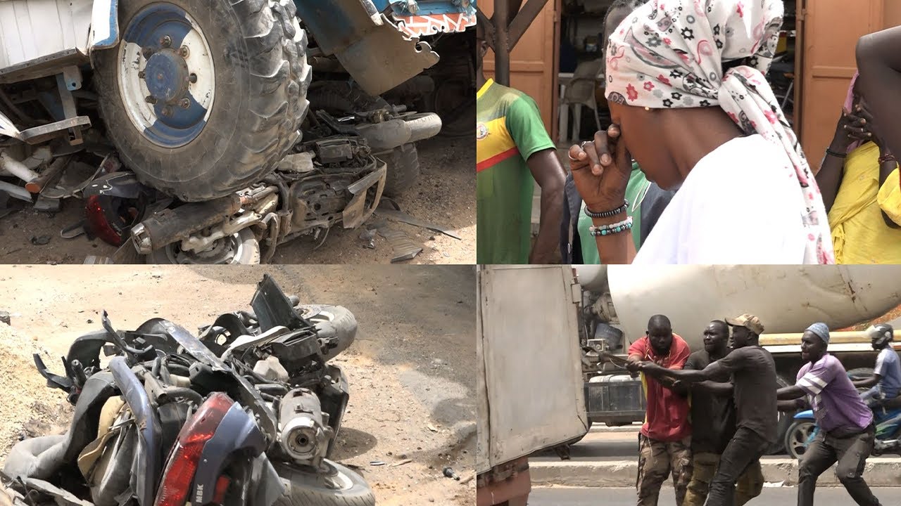 Fass Mbao :  un conducteur de moto écrasé par un Camion