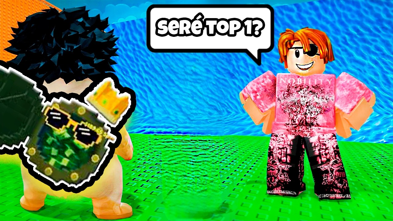 AYUDÉ a un youtuber famoso a llegar al Top 1 en Escapa del Tsunami por un brainrot!!!.