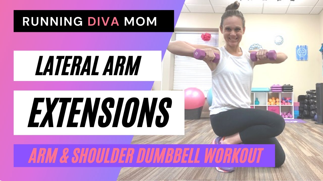 Lateral Arm Extensions | Lateral Arm Curl Extensions | Arms & Shoulder Dumbbell Workout
