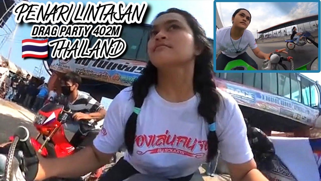 💥viral joki cantik thailand ‼️penari lintasan drag bike party 402m (NO) balap taruhan 2.2 milyar