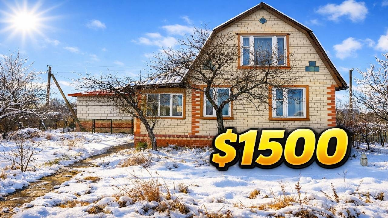 ПРОДАЖ ДАЧІ В СЕЛІ — БУДИНОК БІЛЯ ДНІПРА ВСЬОГО ЗА $1500