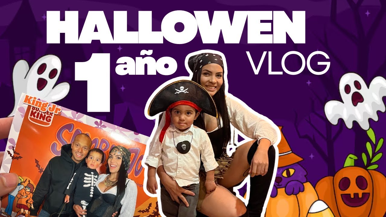 Halloween con nuestro bebé de 1 año | Dulces, disfraces y recuerdos en familia y con amigos