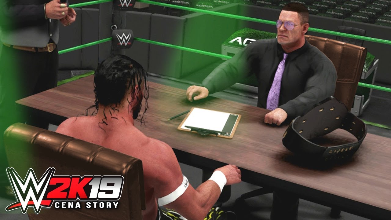 WWE 2K19 Story - John Cena SIGNS *NEW* Superstars to Aggression Roster