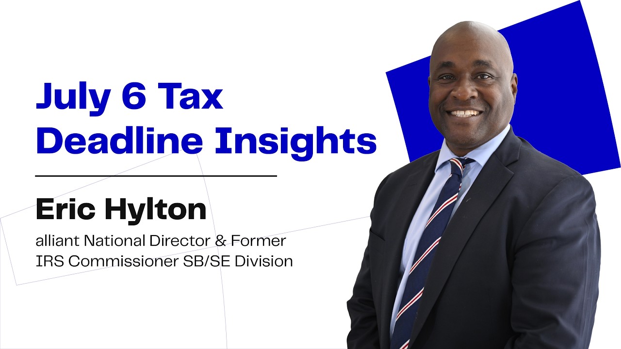 Insight on the July 6th R&D Tax Deadline | Eric Hylton | alliant
