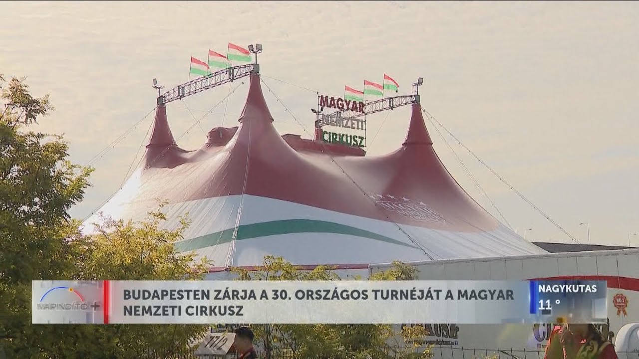 Napindító - Budapesten zárja a 30. országos turnéját a Magyar Nemzeti Cirkusz - HÍR TV