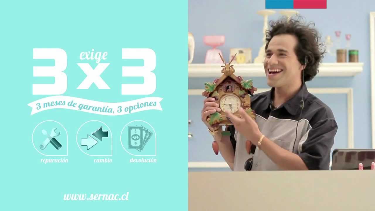 Campa&ntilde;a Sernac sobre derecho a garant&iacute;a de los productos: exige 3 x 3; 3 meses, 3 opciones