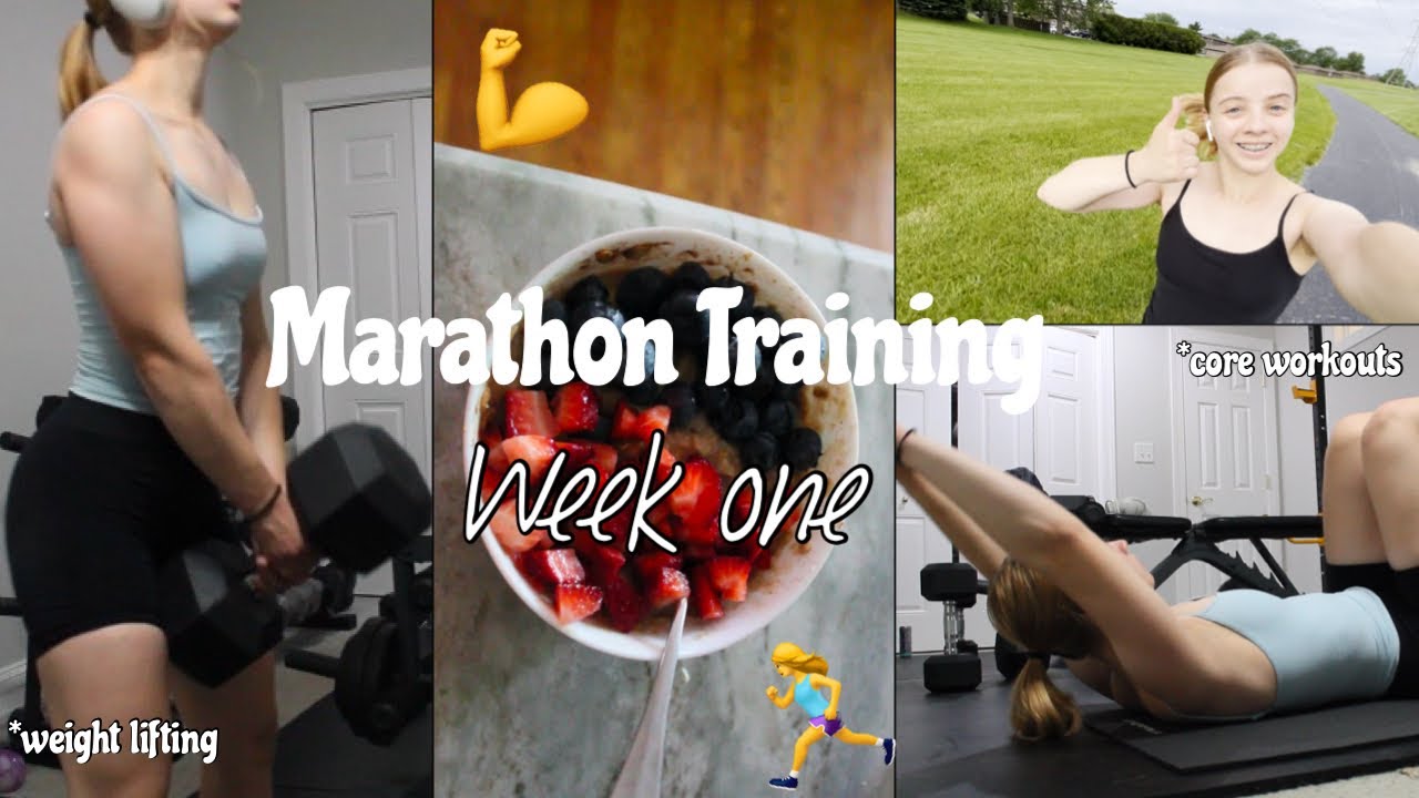 MARATHON TRAINING- strength training, running etc. | WEEK #1