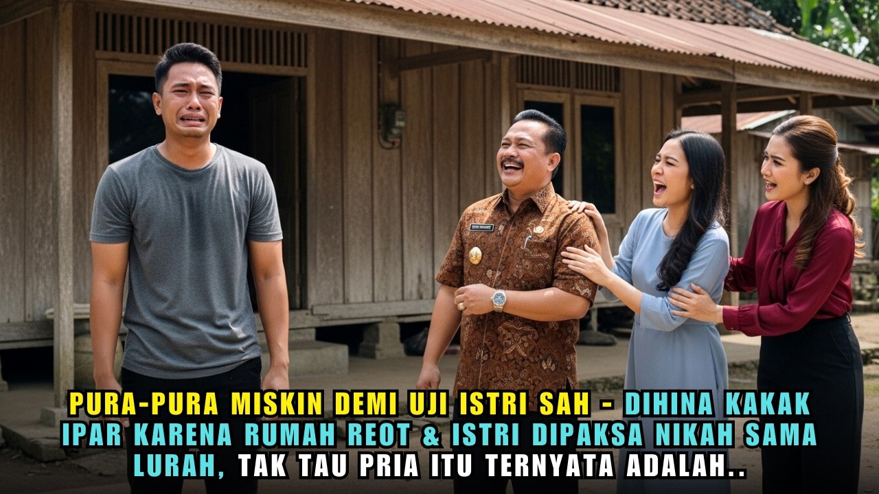 SUAMI PURA PURA MISKIN DEMI UJI ISTRI, KAKAK IPAR MALAH PAKSA CERAI DEMI NIKAH SAMA PAK LURAH KAYA..