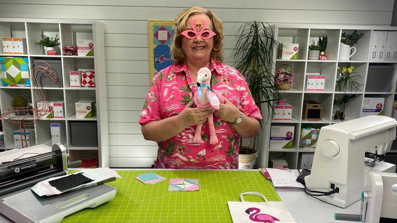 AccuQuilt Live: GO! Flamingo Party Small Quilt