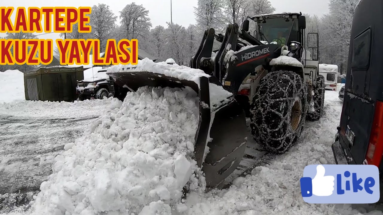 KAR CANAVARI !! HİDROMEK KEPCE LODER