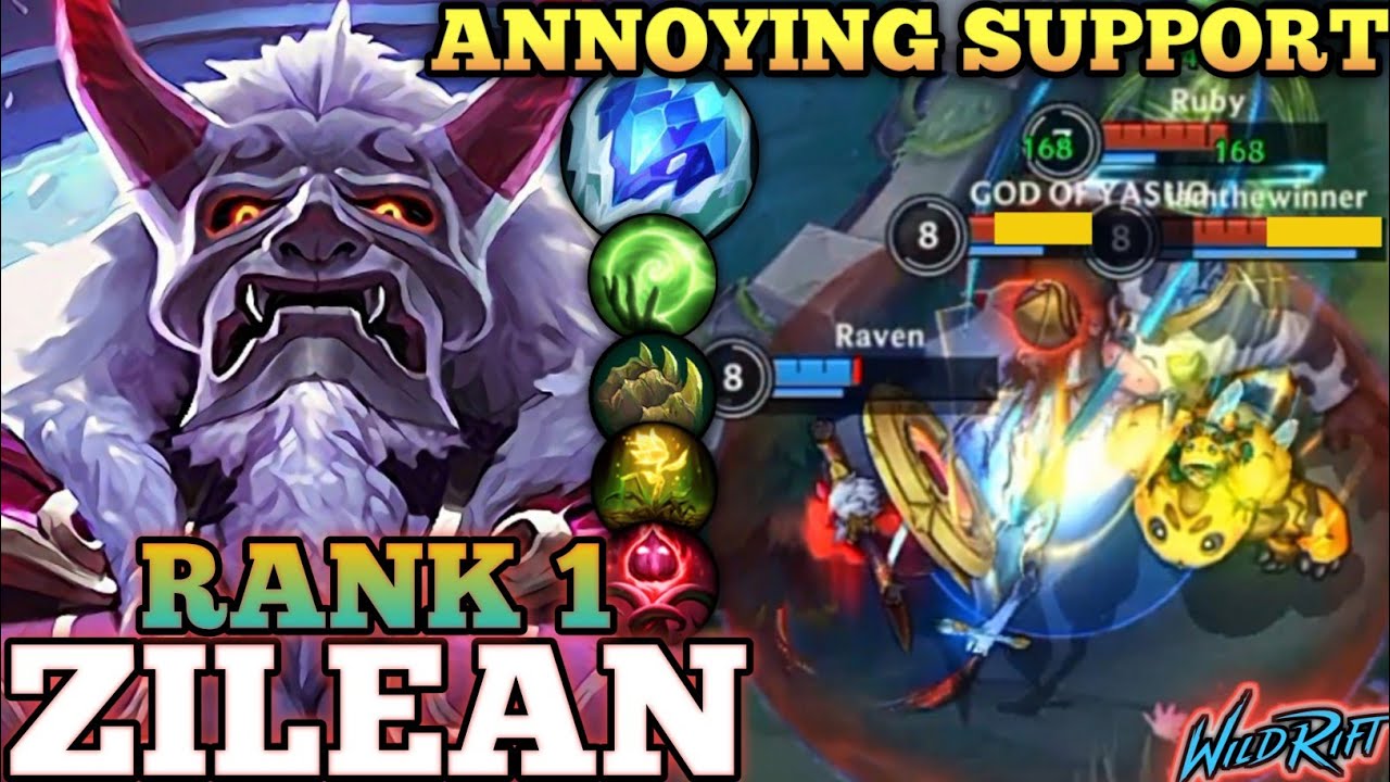 ZILEAN PERFECT ULT TIME CONTROL! BEST META BUILD ABUSE - TOP 1 GLOBAL ZILEAN BY Raven - WILD RIFT