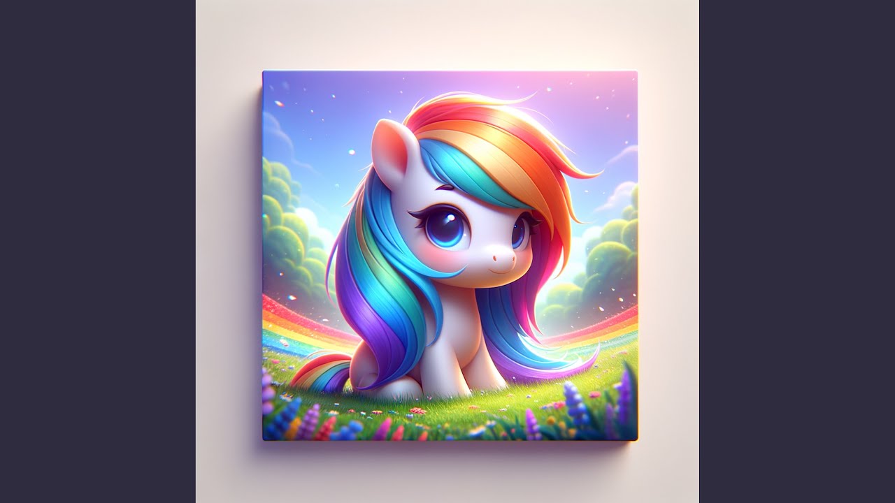 Pony Arcobaleno del Mattino