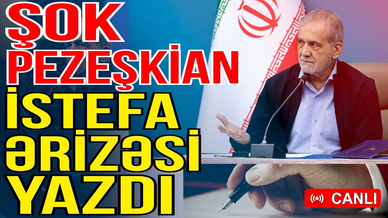 ŞOK! İran qarışdı - Pezeşkian istefa ərizəsi yazdı - Gündəm Masada - Media Turk TV