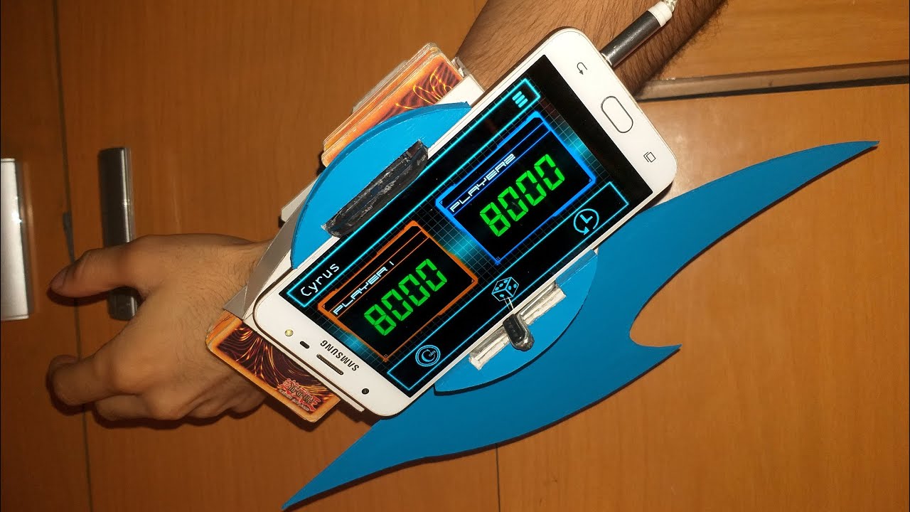 Custom Duel Disk with a Phone (Version 1)