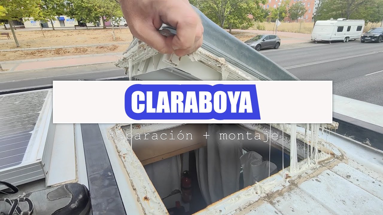 🛠️instalar la claraboya y reparación🪚