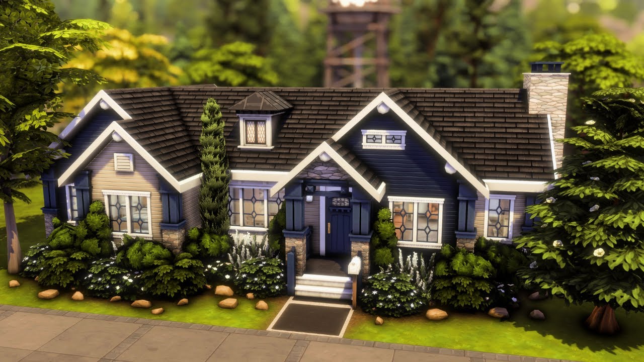 Small Cozy Starter Home 🏡 The Sims 4 Speed Build | No CC