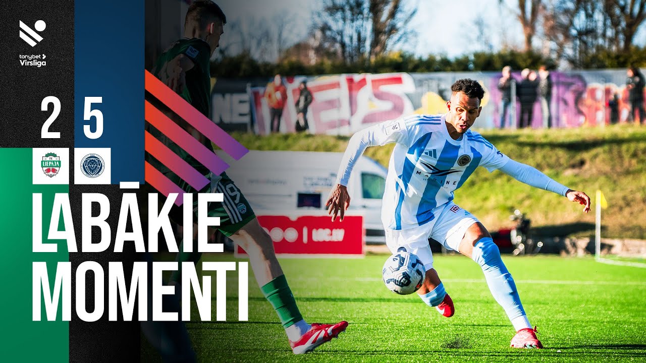 5. kārta: FK Liepāja 2:5 Riga FC (Labākie momenti)
