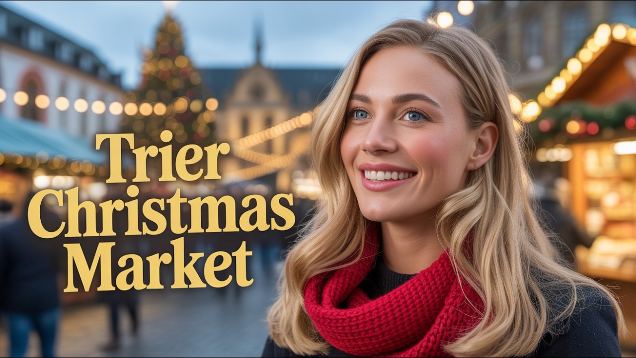 Trier Germany Christmas market 🇩🇪 - 4k Walking tour