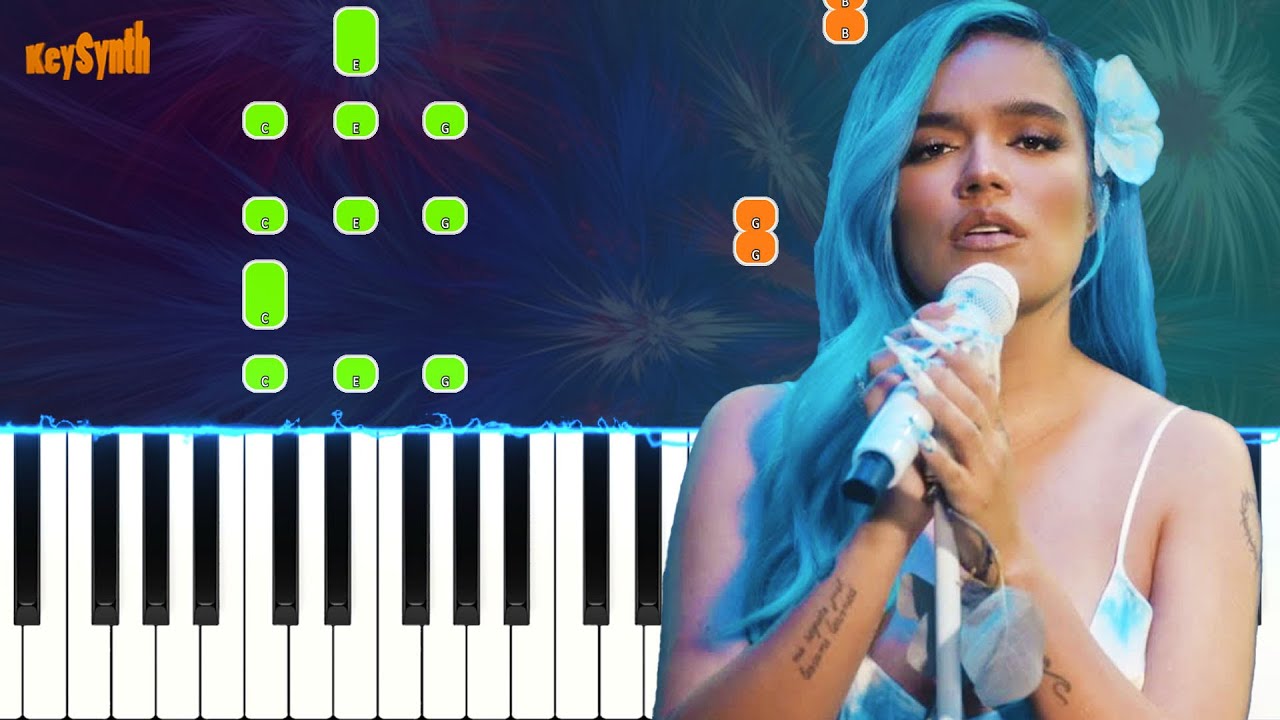 El Barco - Karol G - Piano Tutorial - KeySynth
