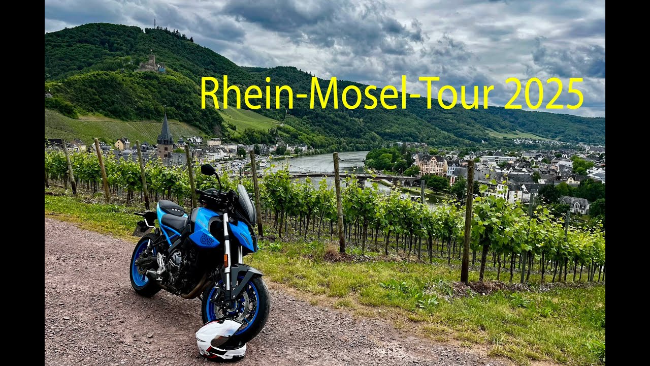 Rhein-Mosel Tour 2025 mit der Suzuki GSX-8S, 1900km Reiseblog