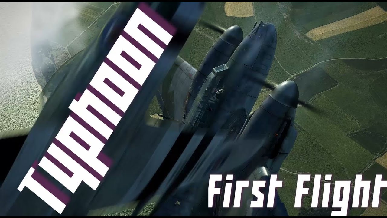 [IL-2 Sturmovik] Typhoon - First Fight and Kills (+ gun camera and some cinematic shots)