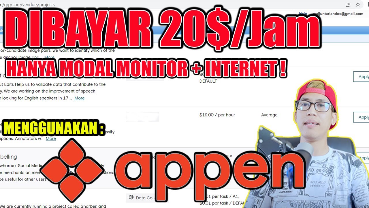 CARA MENGHASILKAN UANG DARI INTERNET 20 DOLAR PER JAM MELALUI REMOTE TASK MENGGUNAKAN APPEN