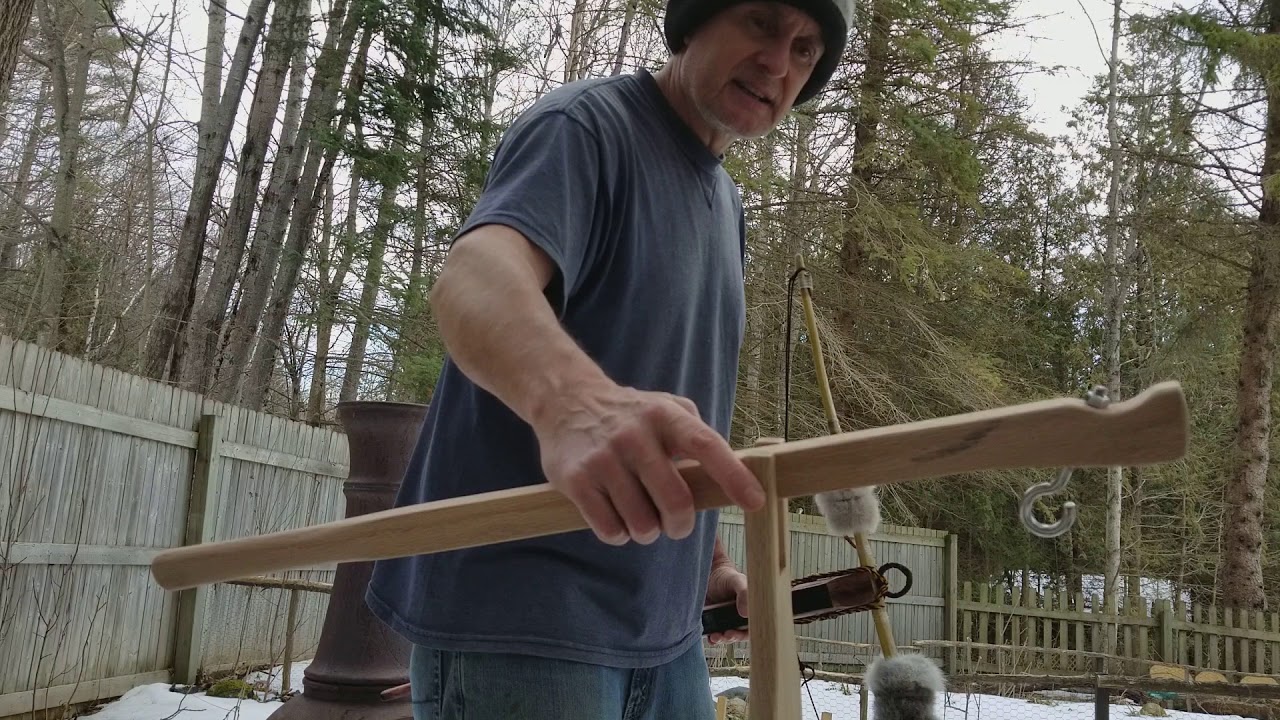 Osage/Sinew Crossbow's Cocking Lever