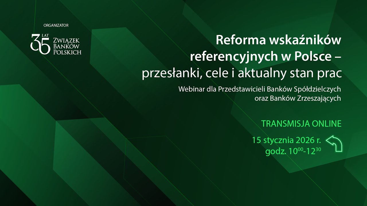 Reforma wskaźnik&oacute;w referencyjnych w Polsce &ndash; przesłanki, cele i aktualny stan prac