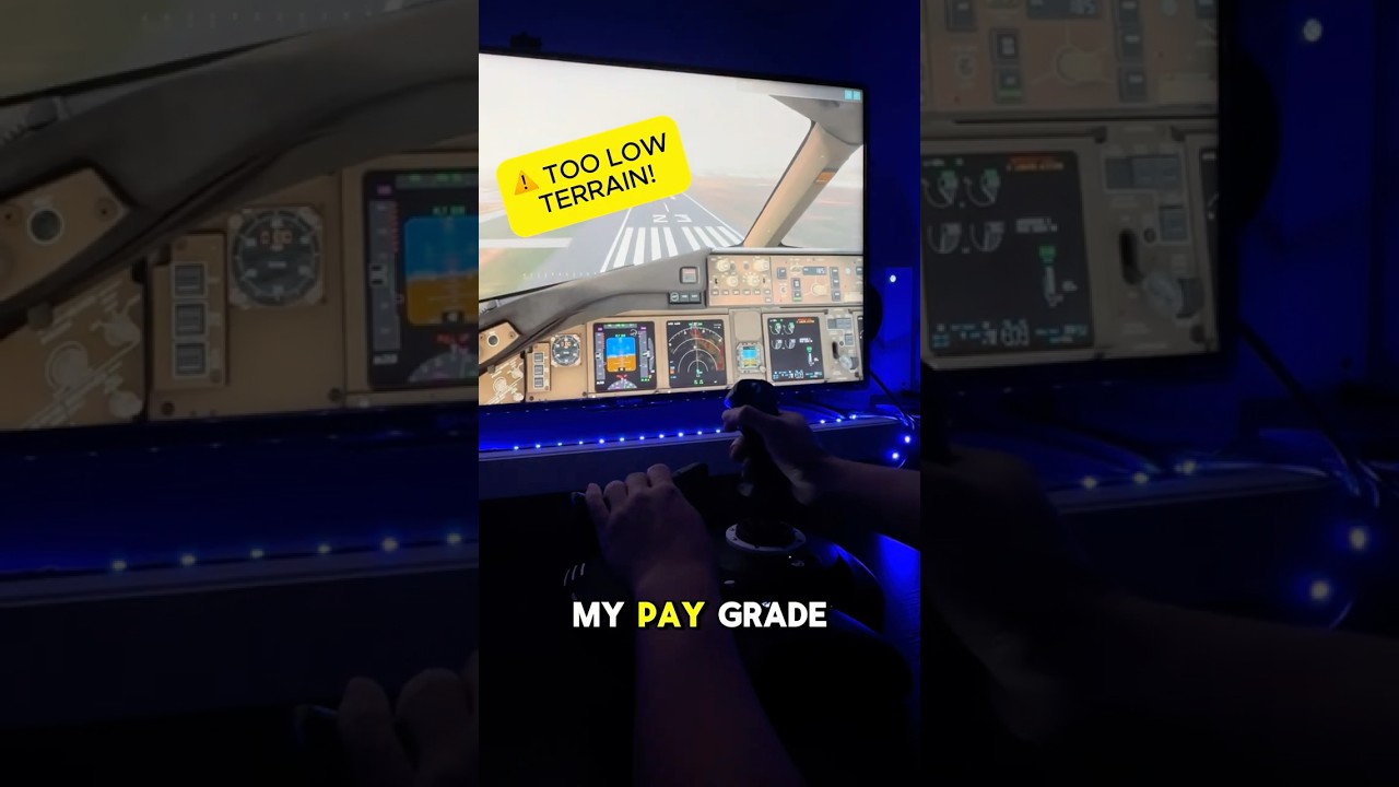 Landing the PMDG Boeing 777-300ER in Microsoft Flight Simulator 2020 Using a Thrustmaster Joystick