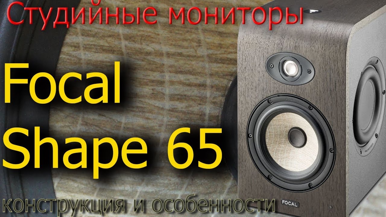 Обзор мониторов Focal Shape 65. Конструкция и особенности