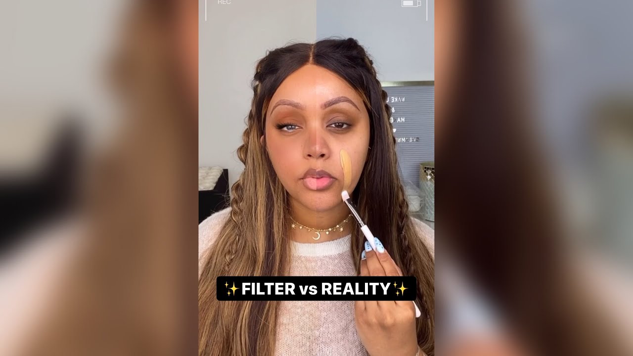 ✨ Beauty Filter vs Reality 🤭  #Shorts