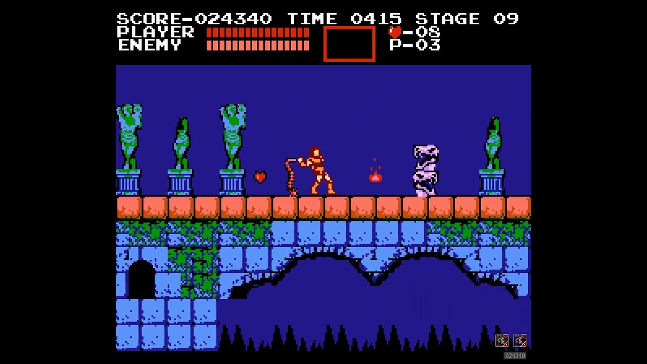 [Retroachievements] Castlevania (NES) - No Death, No Subweapons