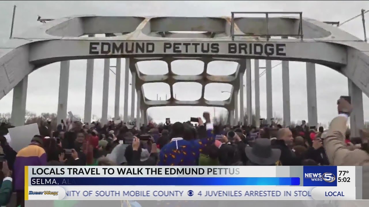 City, state leaders attend annual march across the Edmund Pettus Bridge in Selma