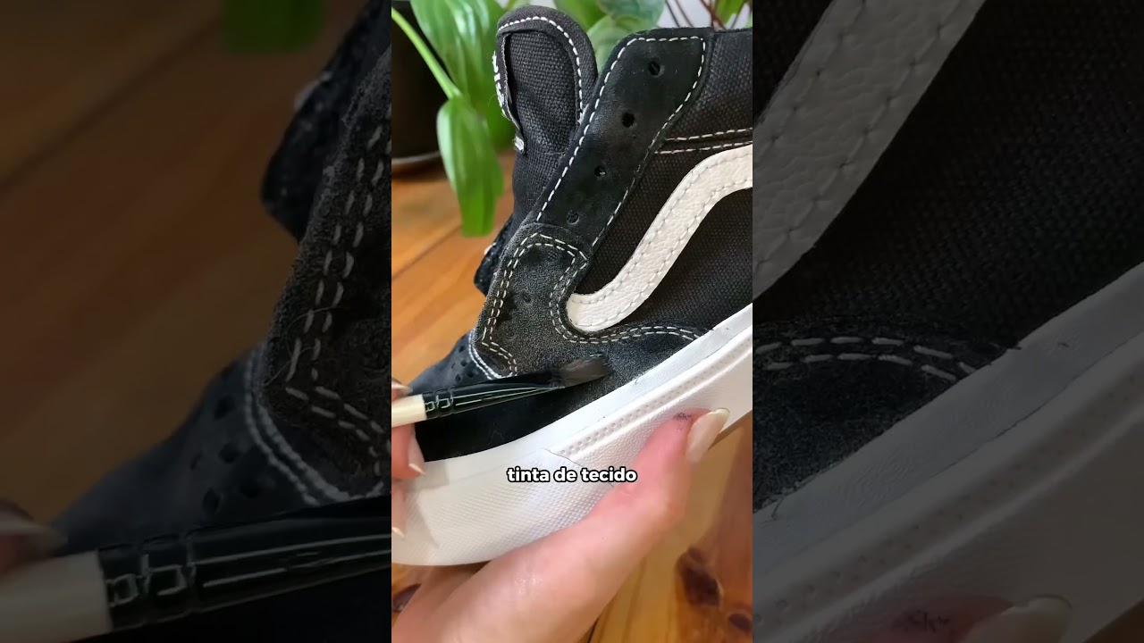 Vem comigo consertar meu t&ecirc;nis! #reforma #upcycling #tenis #vans #criatividade #arte #diy #tutorial