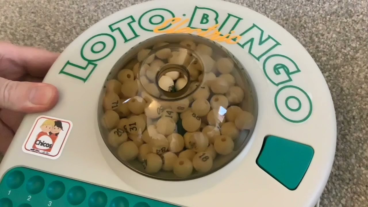 Unboxing of Chicos Electric Bingo 24-Cards with automatic ball release