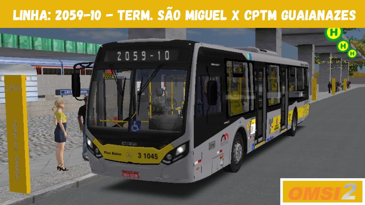 OMSI 2 | Caio Millennium IV - MB: O-500U | Linha: 2059-10