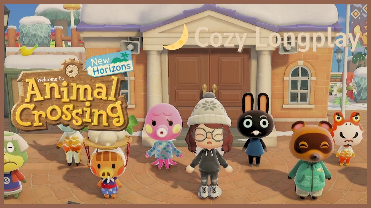 Cozy Longplay 🌙 Animal Crossing New Horizons – No Commentary | Relaxing Sleep Study
