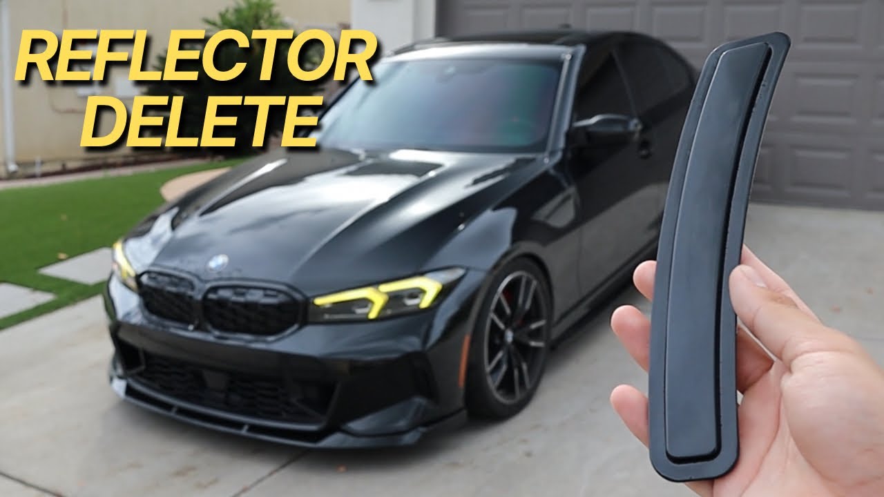 Эта модификация необходима каждому BMW! (Отражатели, окрашенные в цвет кузова)