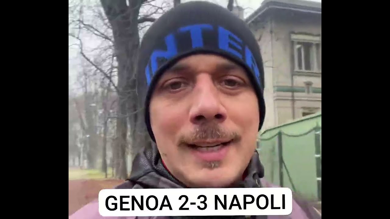LUCA MASTRANGELO  reagisce dopo GENOA 2-3 NAPOLI