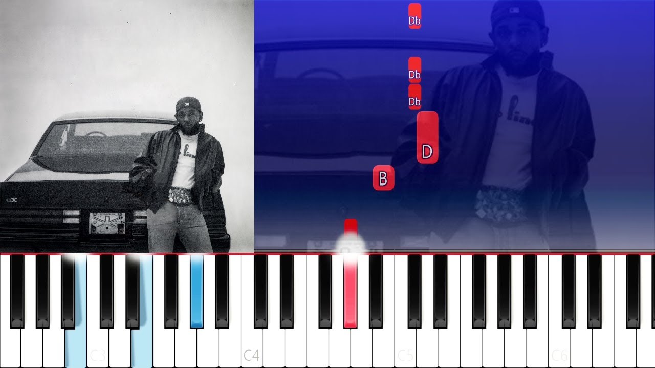 Kendrick Lamar, SZA - luther (Piano Tutorial)
