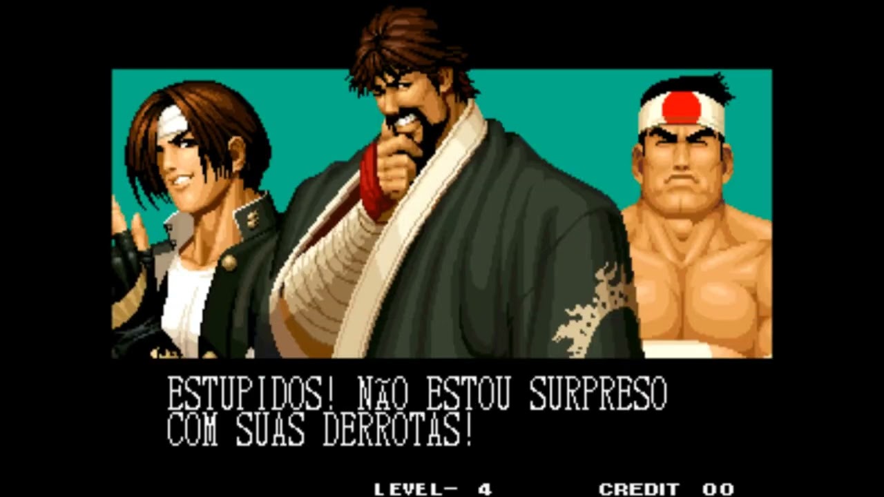 THE KING OF FIGHTERS 95 NEO GEO MVS ARCADE LEVEL 4 KYO KUSANAGI SAISYU KUSANAGI GORO DAIMON 2 FICHAS
